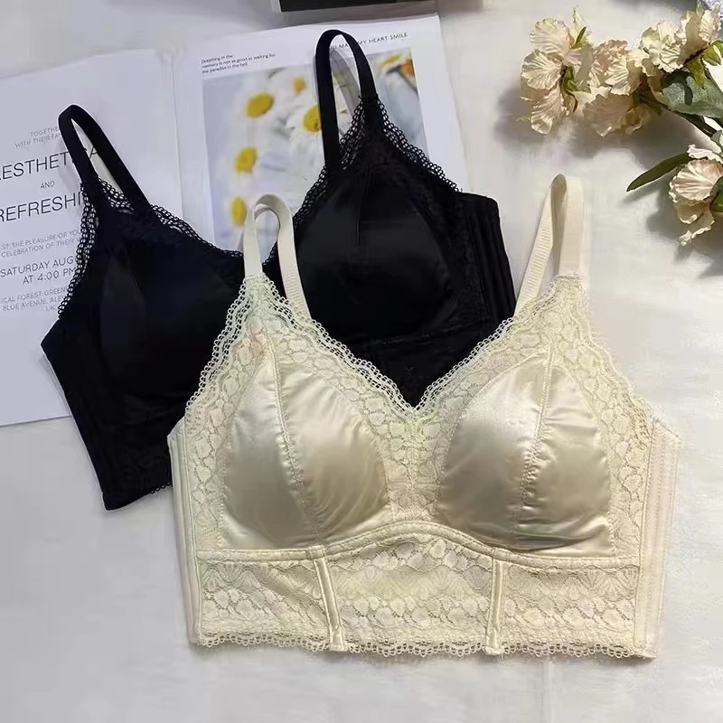 夏季新款固定杯美背双聚拢百搭打底内衣