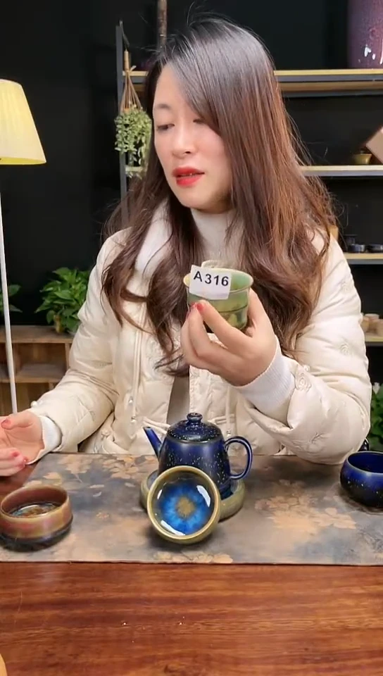 【闪购商品】瓷杯竹节