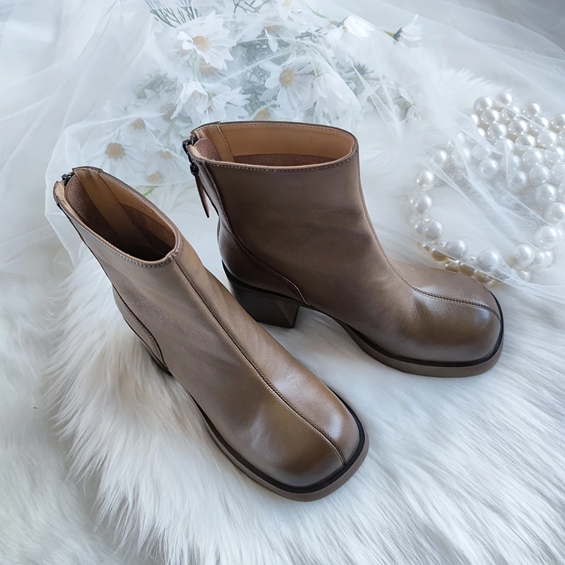 正常尺码 女鞋 时装靴 BM288 卡其色