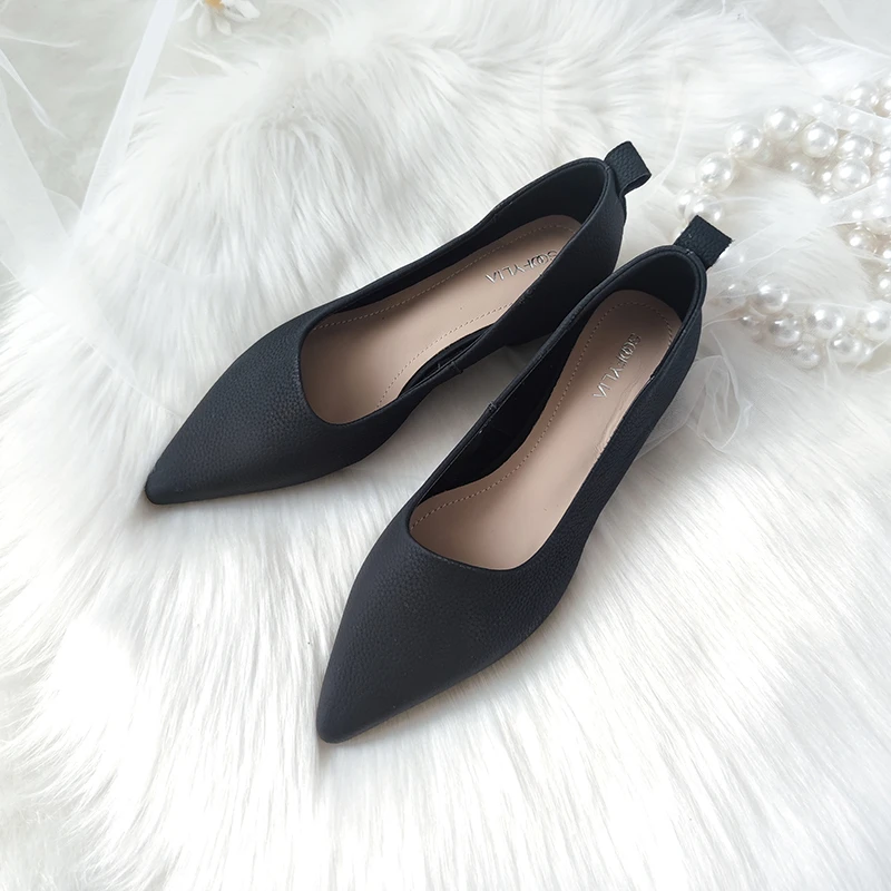 正常尺码 女鞋 时尚单鞋 179SF 黑色