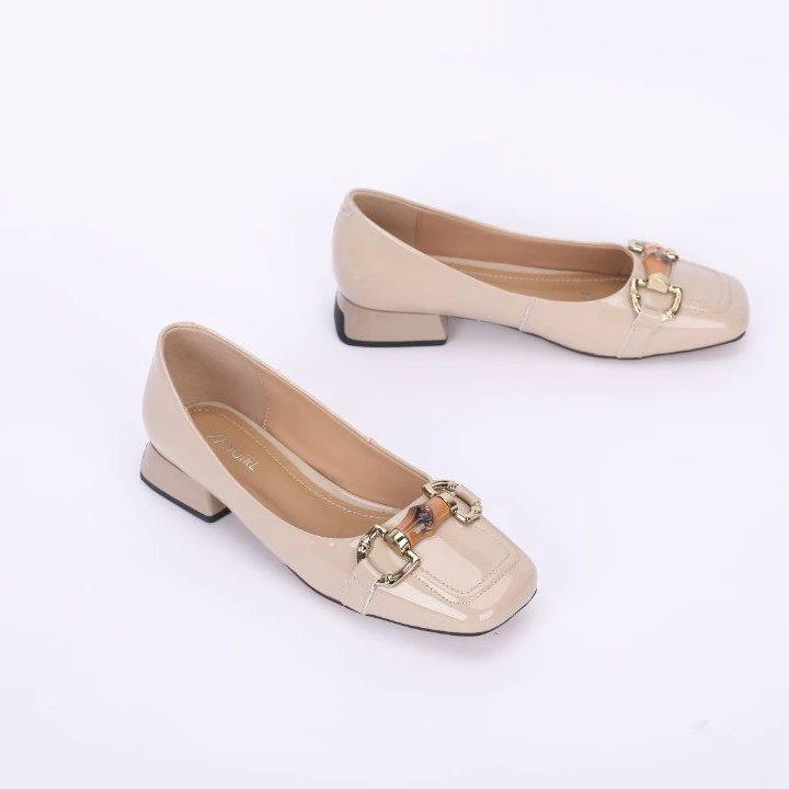 正常尺码 女鞋 时尚单鞋 BM024 杏色