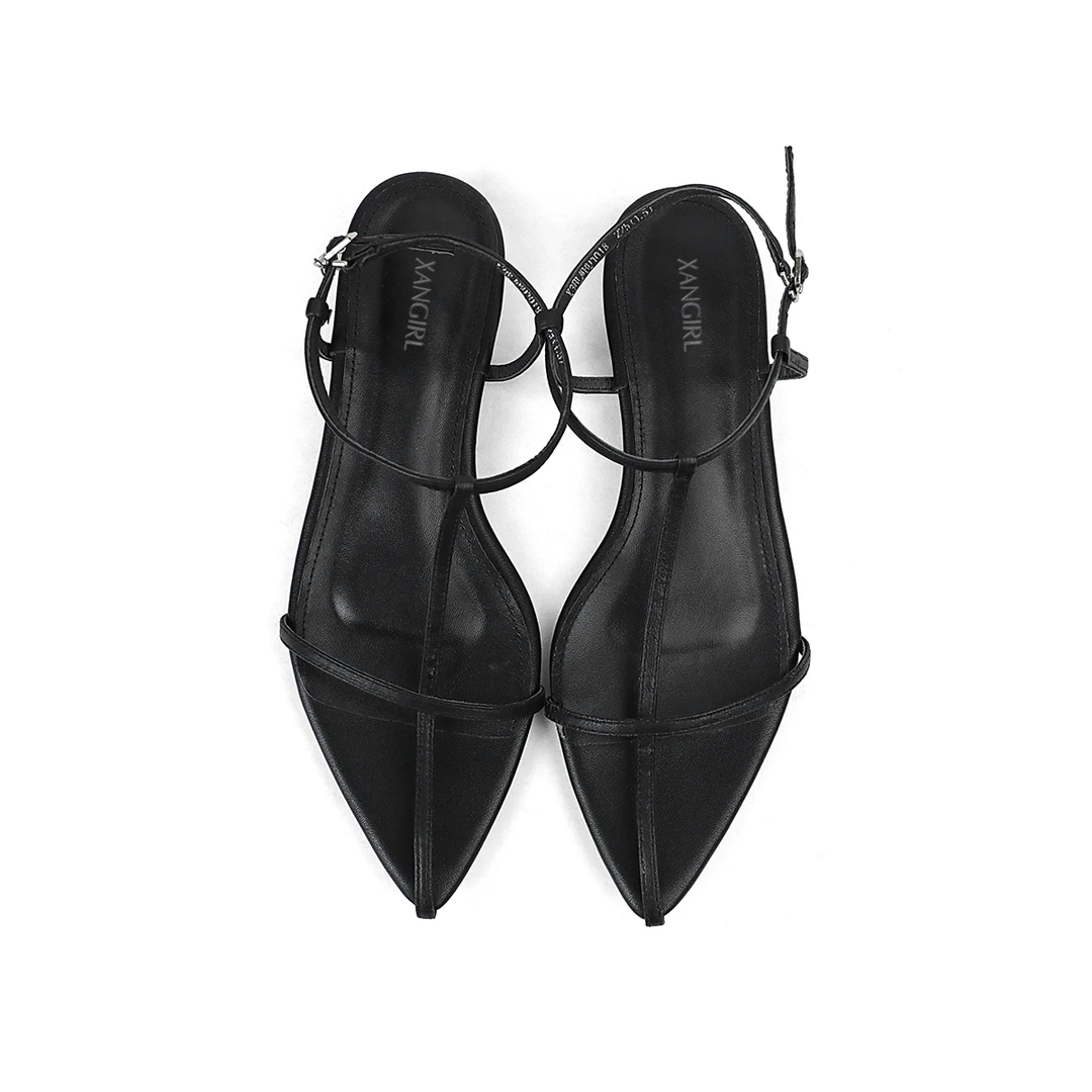 正常尺码 女鞋 时装凉鞋 D1018 黑色