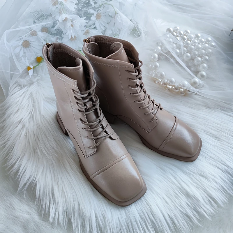 正常尺码 女鞋 时装靴 BM297 杏色