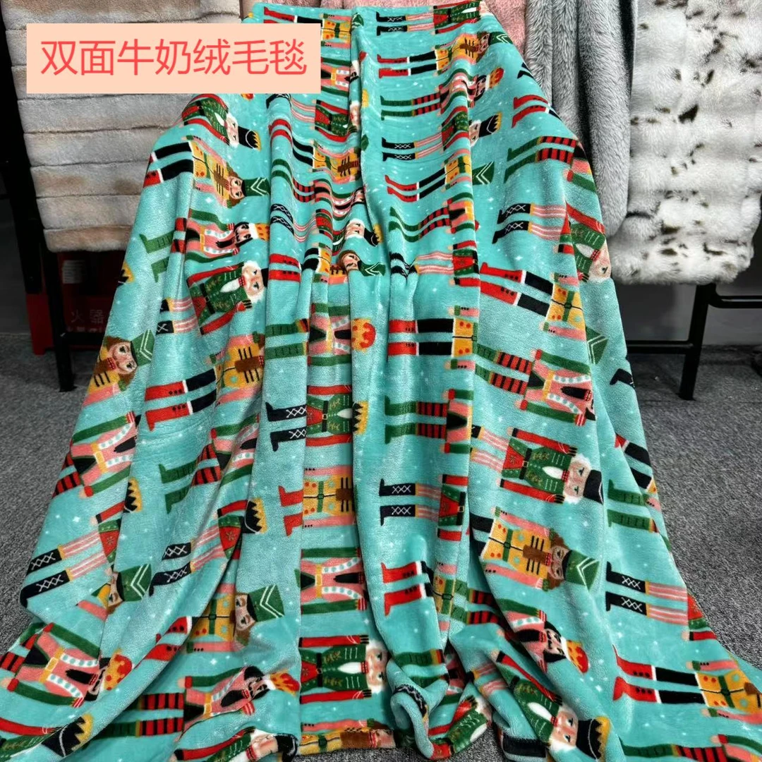 重磅牛奶绒毛毯 柔软舒适 细腻亲肤 可爱花型大尺寸 230*230cm 28