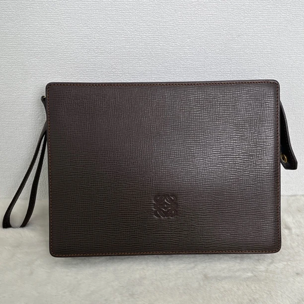 95新 LOEWE/罗意威 备95新 LOEWE/罗意威 1821/棕色纯色手拿包
