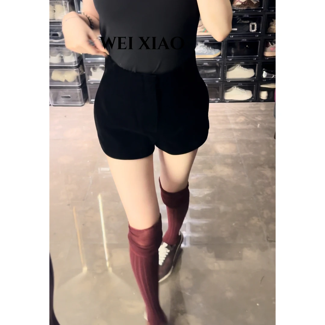 微笑家 树林【丝绒短裤】丝绒短裤