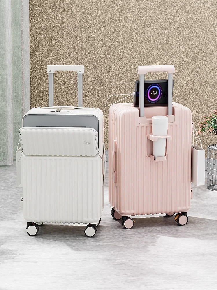 行李箱前置开口多功能女拉杆箱新款密码箱24寸大容量28寸旅行箱男
