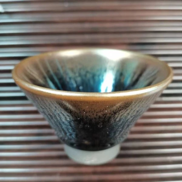 建盏茶具茶器全手工高端茶具主人杯茶壶茶具冬五圈茶盏限2022只