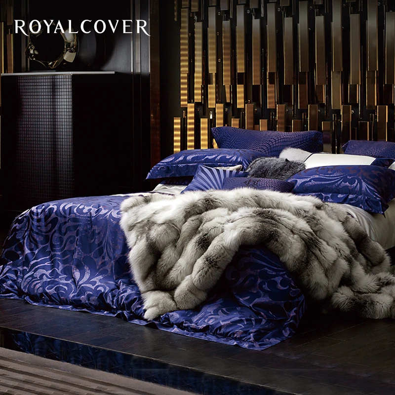 ROYALCOVER/罗卡芙新巴洛克真丝色织大提花真丝四件套 塞拉菲