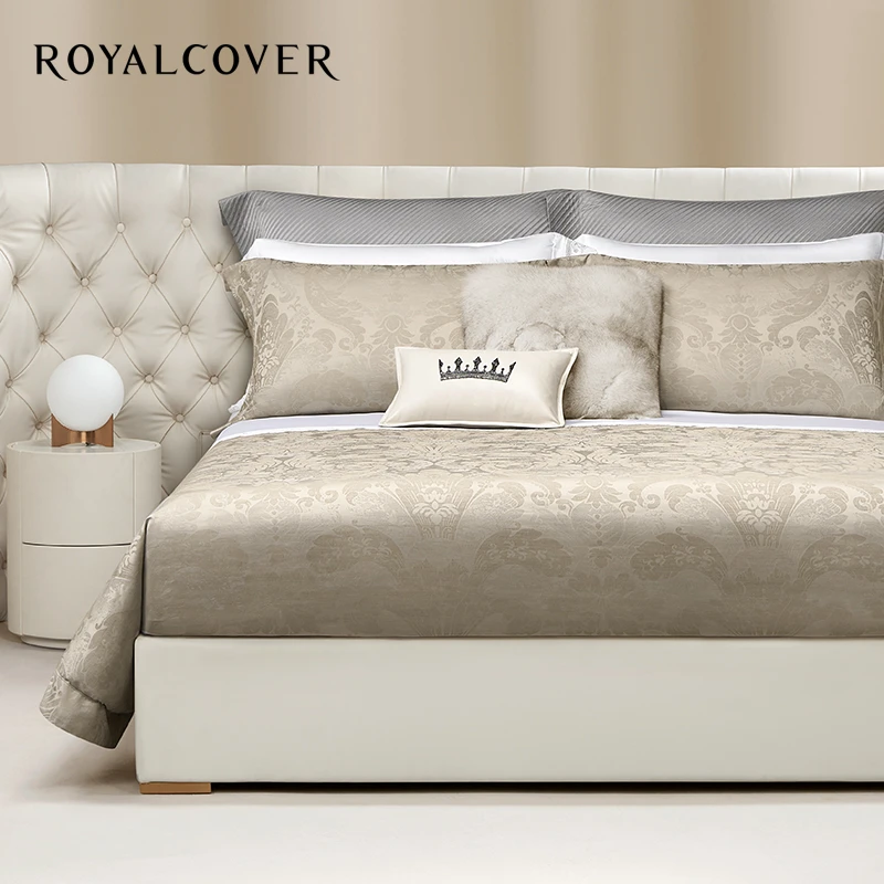 ROYALCOVER/罗卡芙120支意大利进口长绒棉提花四件套 玛蒂娜夫人