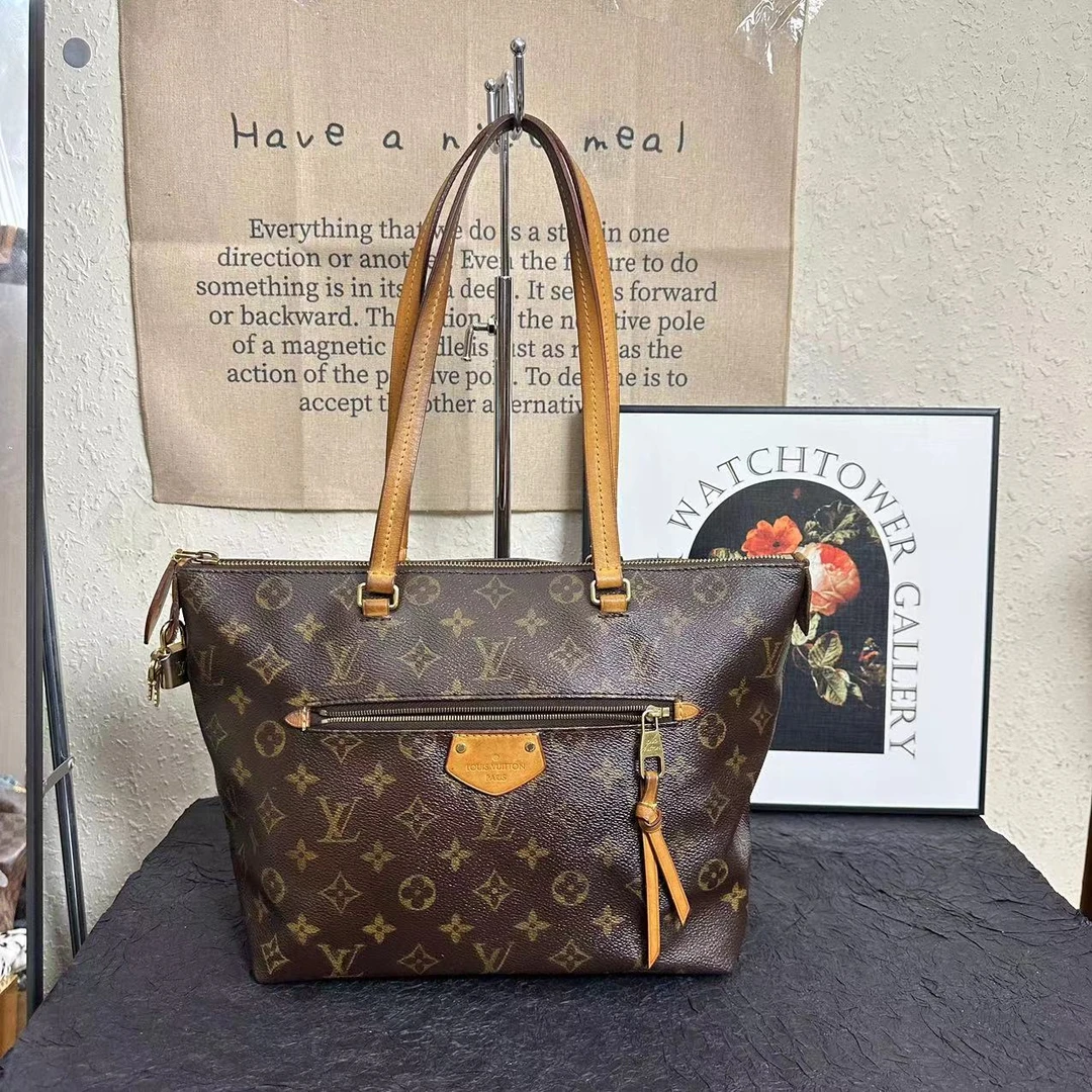 95新 LouisVuitton/路易威登 lv老花单肩包/手提包/近代款托特包