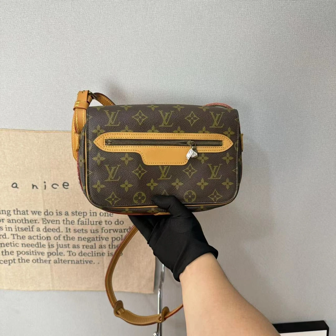 95新 LouisVuitton/路易威登 古登中古/lv开口笑包/斜跨包/单肩包