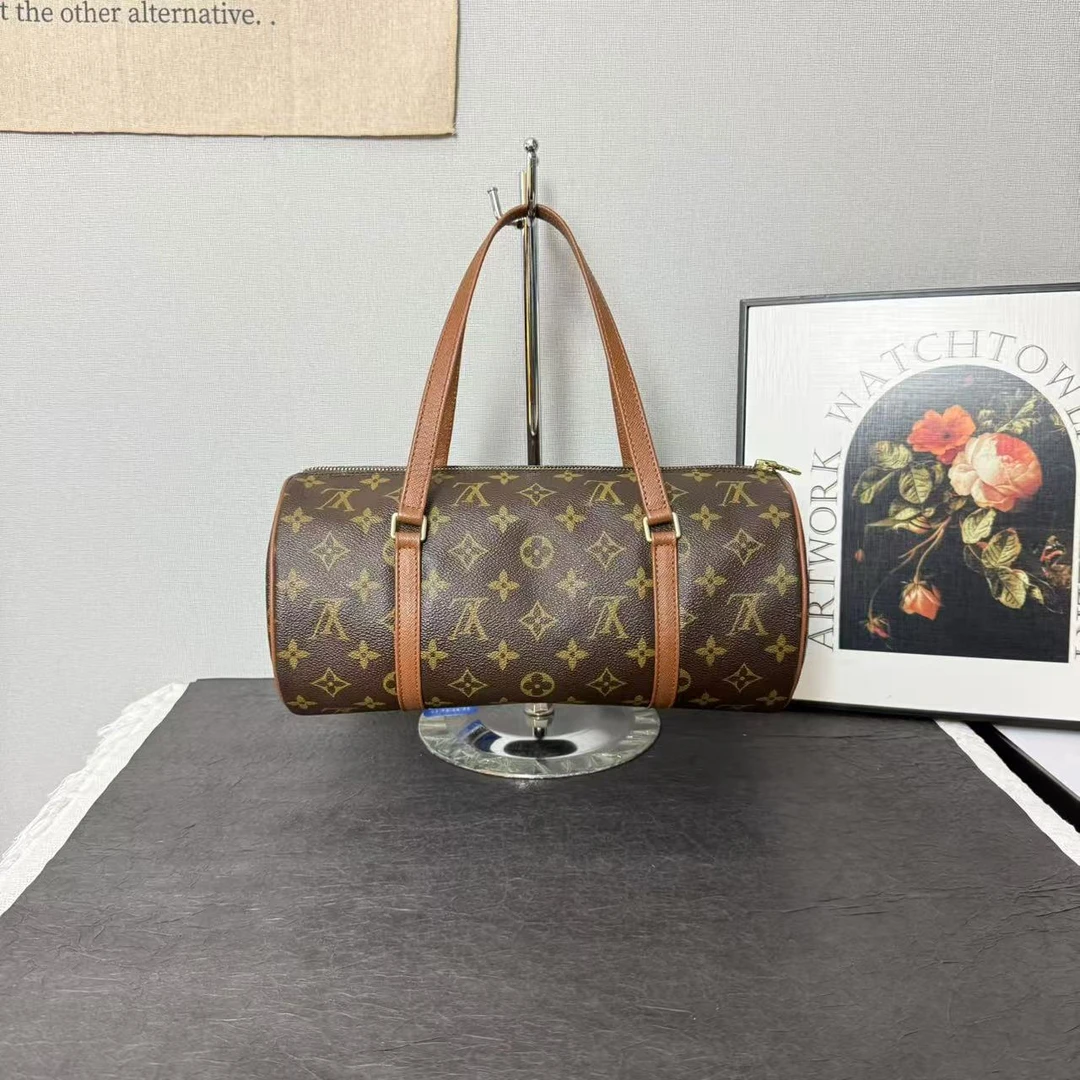 95新 LouisVuitton/路易威登 古登中古/lv巴比龙30/手提包/单肩包