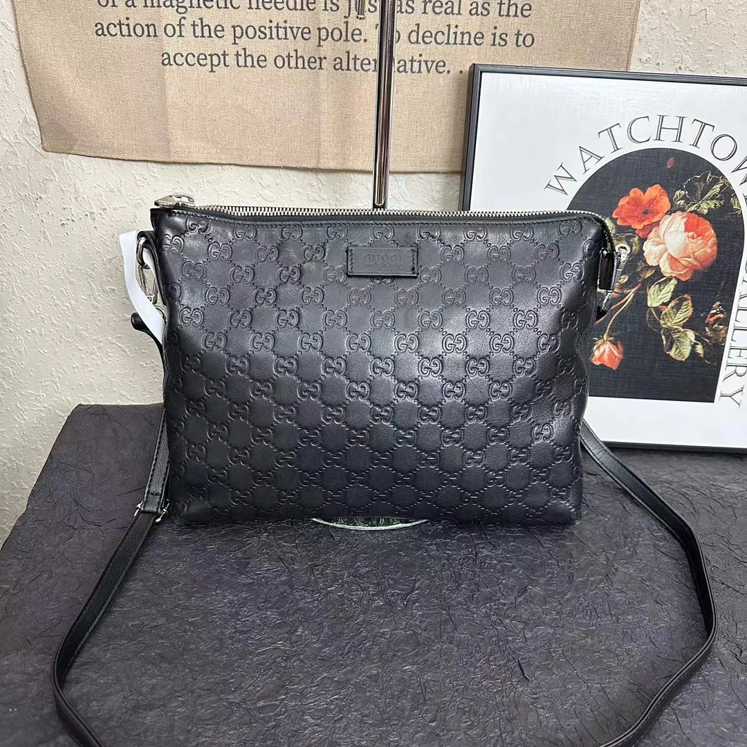 95新 GUCCI/古驰 古登中古/古驰斜挎包/单肩包/手拿包/老花洗漱包