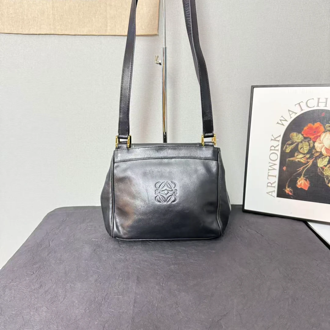 95新 LOEWE/罗意威 罗意威黑色单肩包/手提包/斜挎包