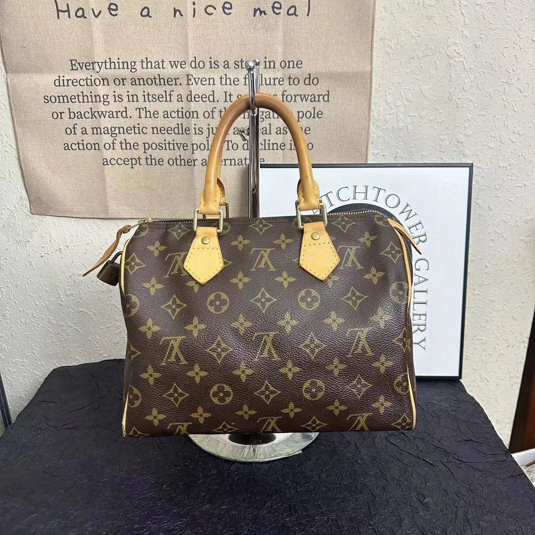 95新 LouisVuitton/路易威登 古登中古/LV波士顿25/speedy/手提包