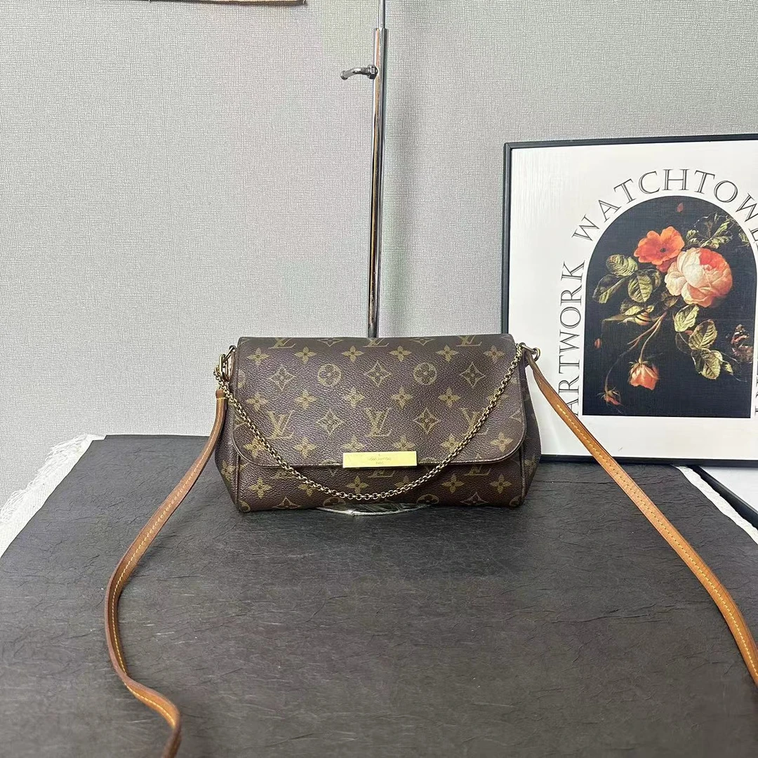 95新 LouisVuitton/路易威登 古登中古/lv挚爱中号/斜挎包/腋下包