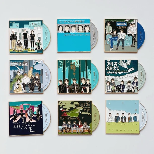 五月天专辑唱片自传阿信金属徽章冰箱贴周边送人五月天周边礼物