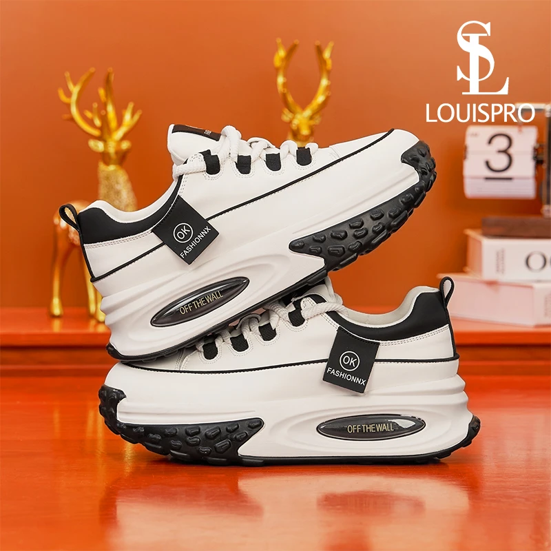 【意式名品|手工制造】LOUISPRO厚底运动鞋松糕鞋白鞋时尚百搭女
