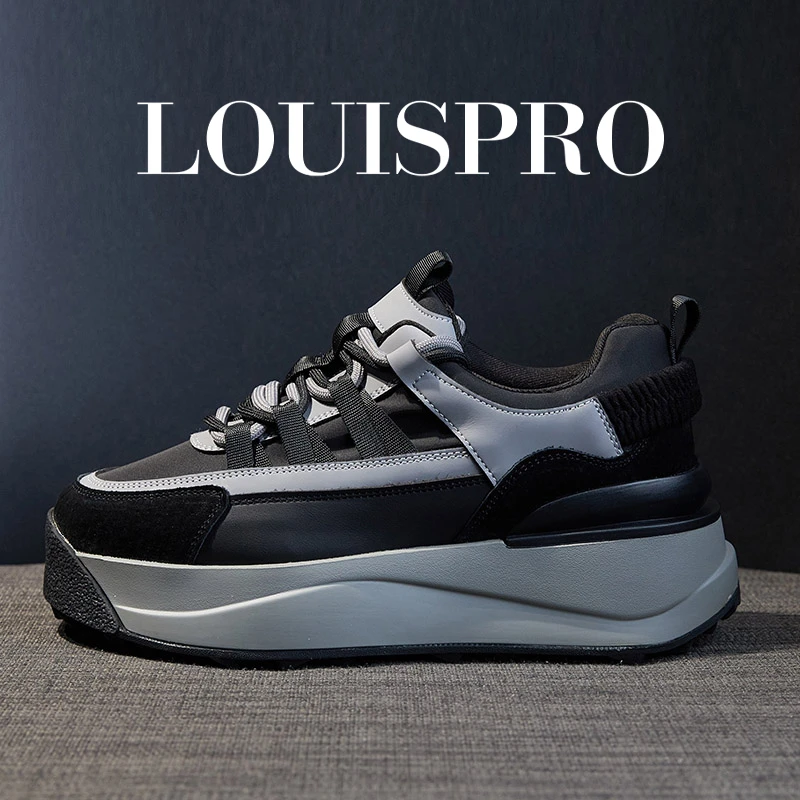 【意式名品|手工制造】LOUISPRO老爹鞋松糕鞋加绒厚底休闲鞋女士