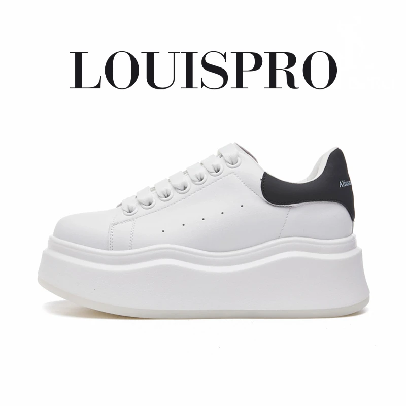 【意式名品LOUISPRO】联名厚底松糕鞋白色休闲鞋板鞋时尚百搭女士