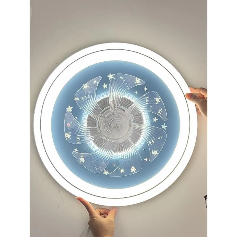 摇头语音声控星空灯系列带风扇