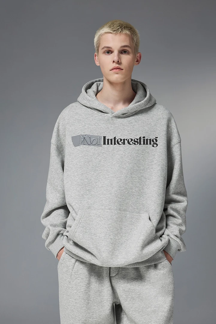 高品质仿胶布印花套头卫衣2024秋冬新品火焰一体绒基础连帽卫衣