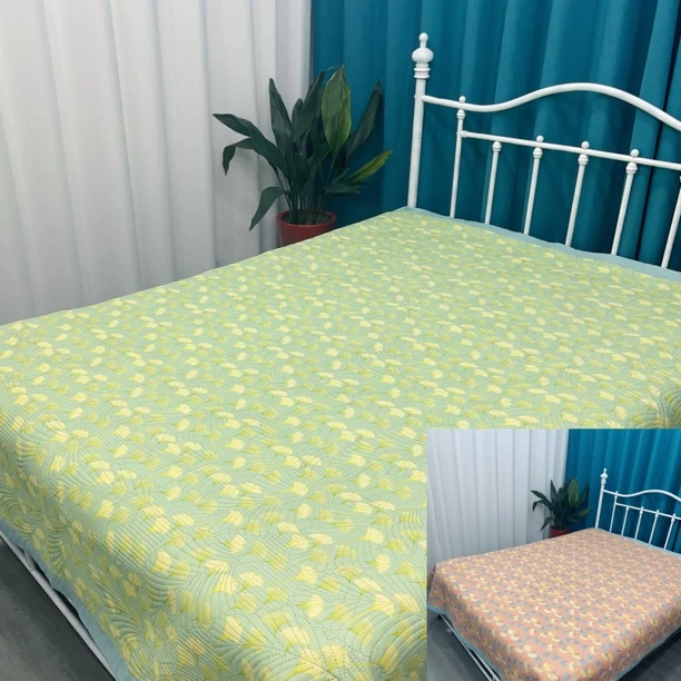 『粉丝专享』四季通用双面可用三层柔软舒适透气不起球不滑床大三层