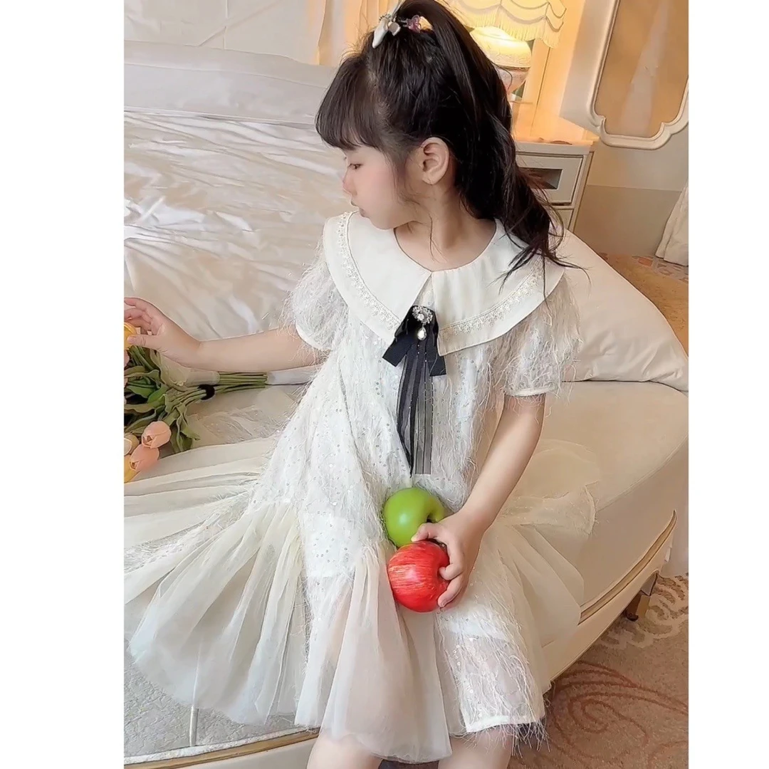 夏季儿童公主裙仙女裙夏季连衣裙女童时尚公主裙63262T235