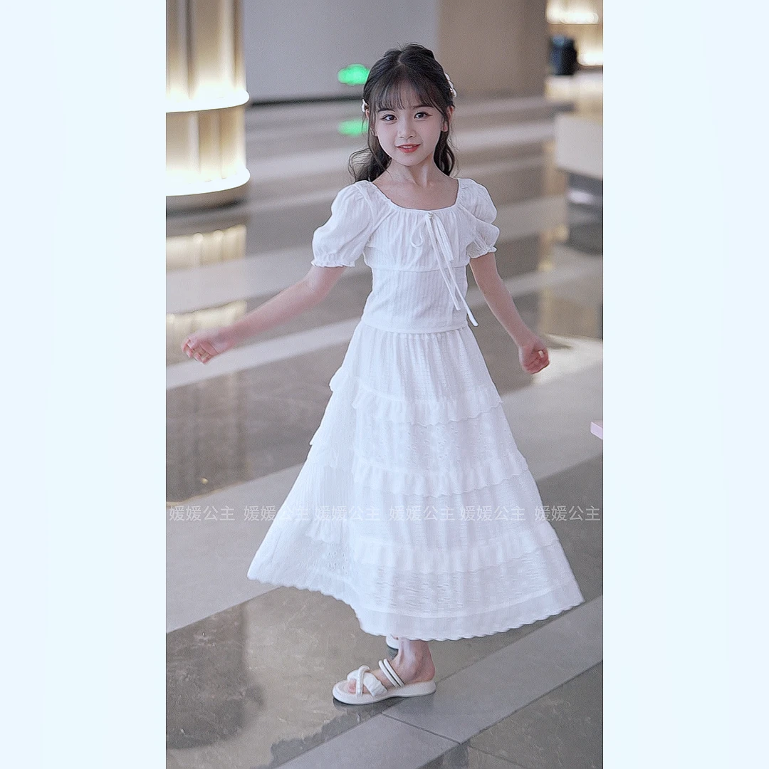 2024夏季女童装清凉透气泡泡袖衬衫14253Y169、14260Y189