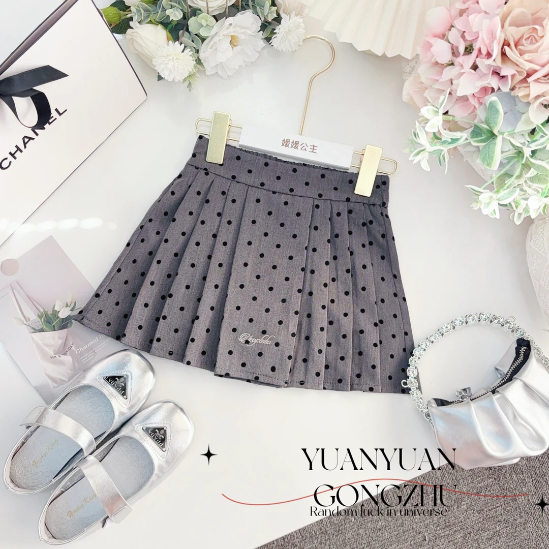 媛媛公主2024秋季女童儿童百搭休闲半身裙14360S191