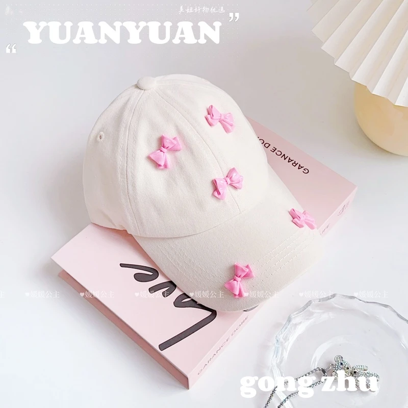 女童儿童可爱蝴蝶结百搭棒球帽64276X059