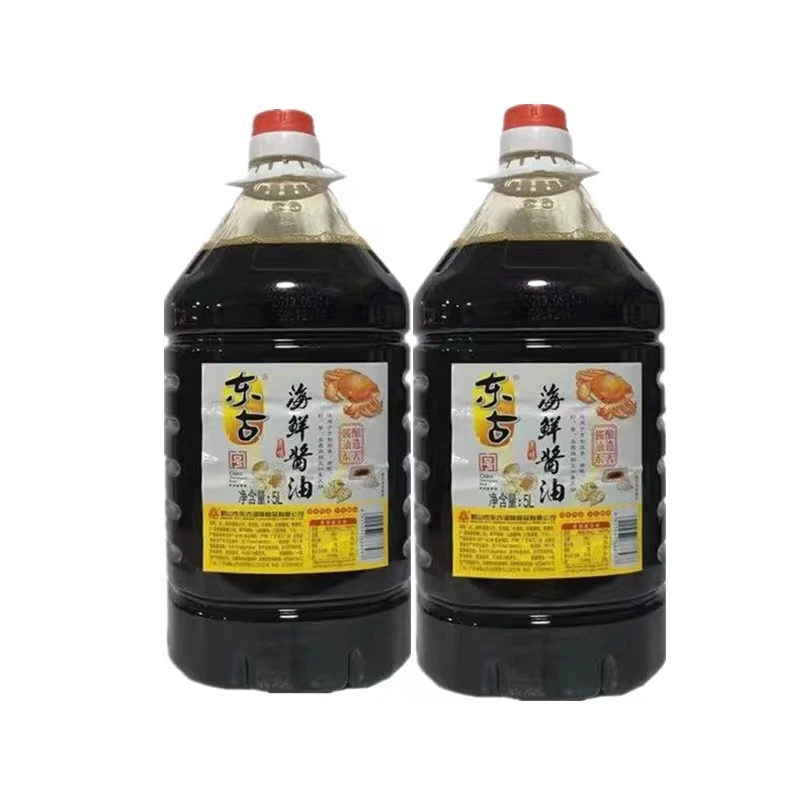东古酿造海鲜酱油5L大桶装商用酒店餐饮蘸点蒸鱼清蒸红烧包邮