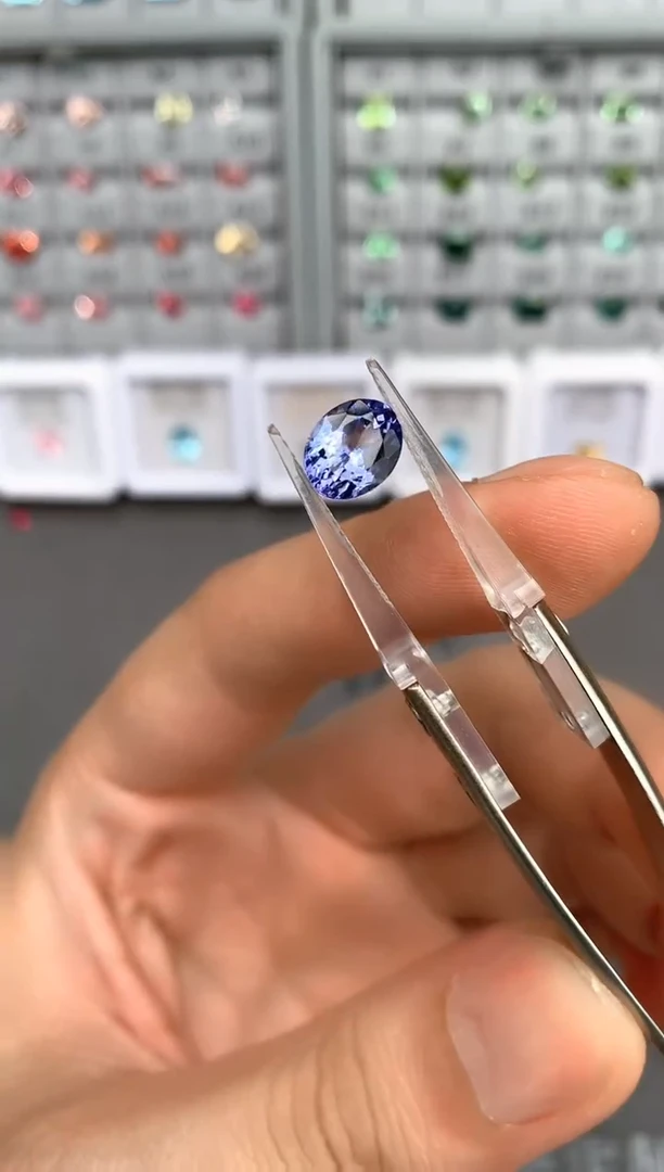【闪购商品】定制坦桑石裸石未镶嵌2.19ct