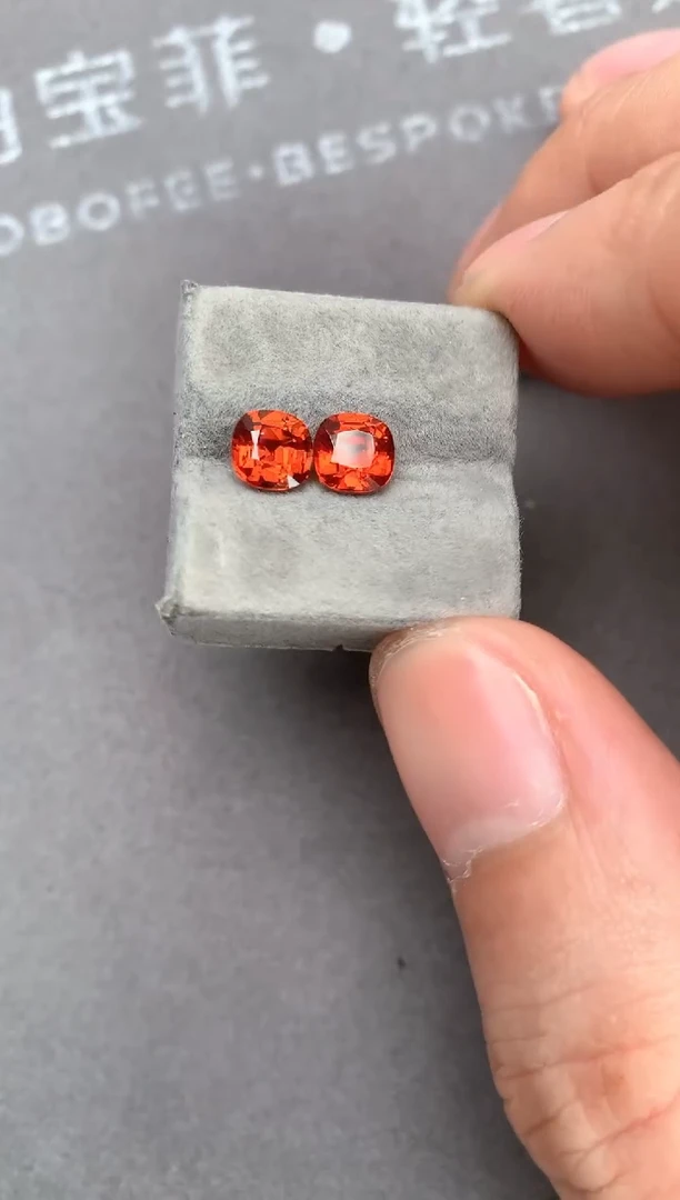 【闪购商品】定制石榴石裸石未镶嵌2.69ct