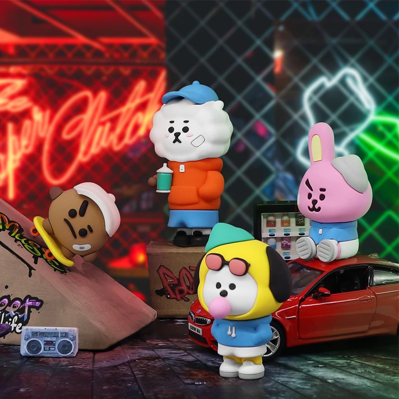 【拍下不退不H】BT21街头系列盲盒街头系列盲盒可爱公仔动漫周边