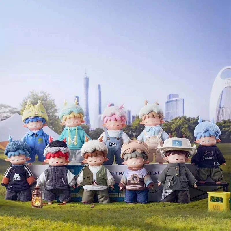 【拆盒不退不H】MIMI的CITYWALK系列搪胶盲盒潮玩手办公仔摆件