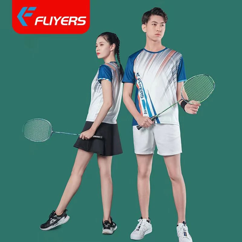 FLIYERS/飞烨1106飞烨运动羽毛球服男女上衣速干T恤网球乒乓球