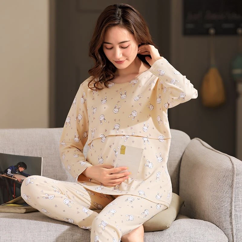 纯棉月子服产后月子服产后月子服喂奶春秋