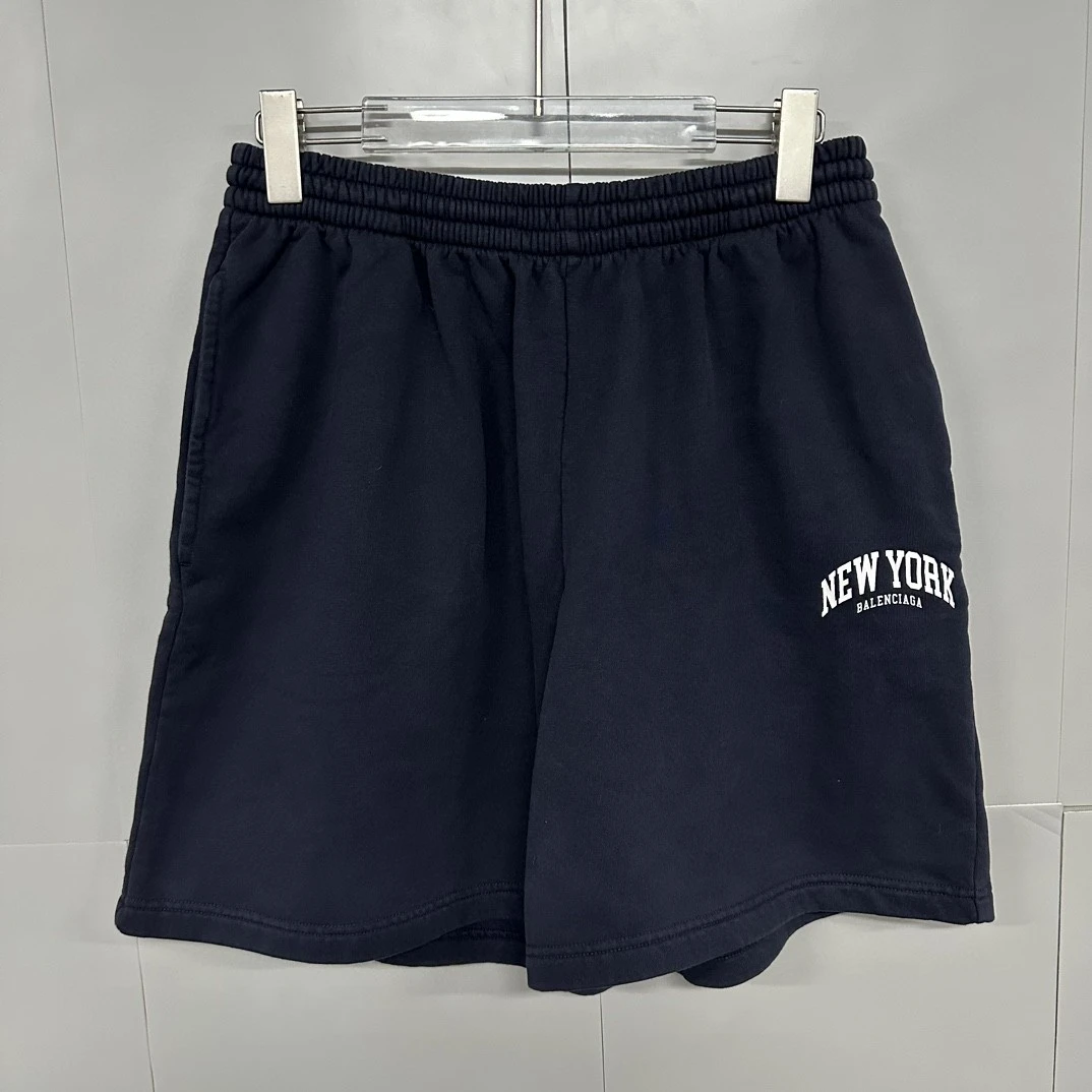 未使用 Balenciaga/巴黎世家 字母印花短裤 XS码 X20344