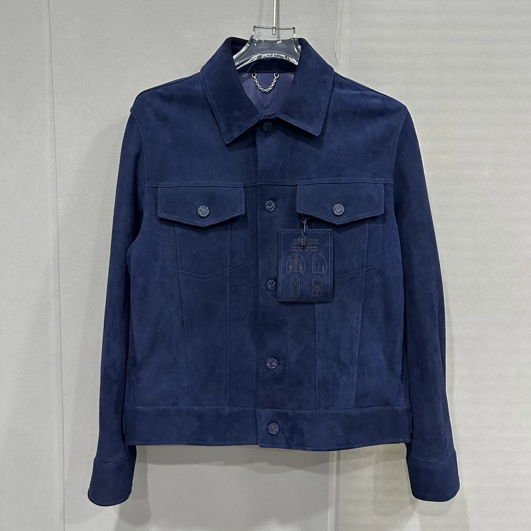 全新/Louis Vuitton LV 皮牌夹克外套 46码 D11274
