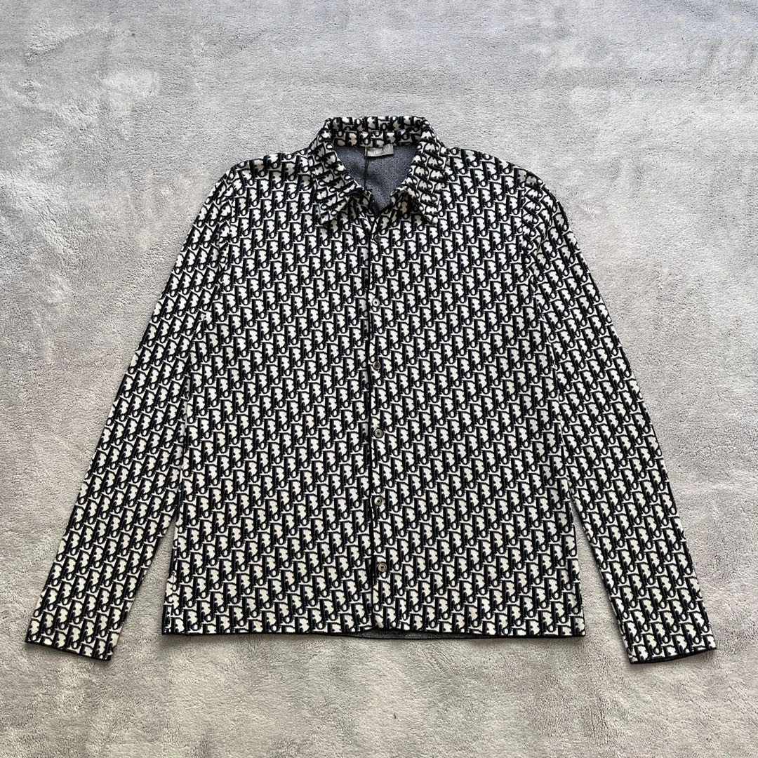 全新未使用  Dior 迪奥 满印经典长袖衬衫L码S码 X20193 D10123