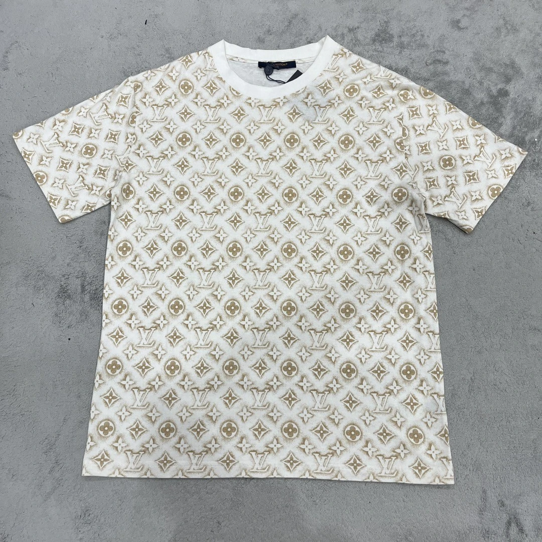 99新  Louis VuittonLV三花满印短袖XL码 D12781