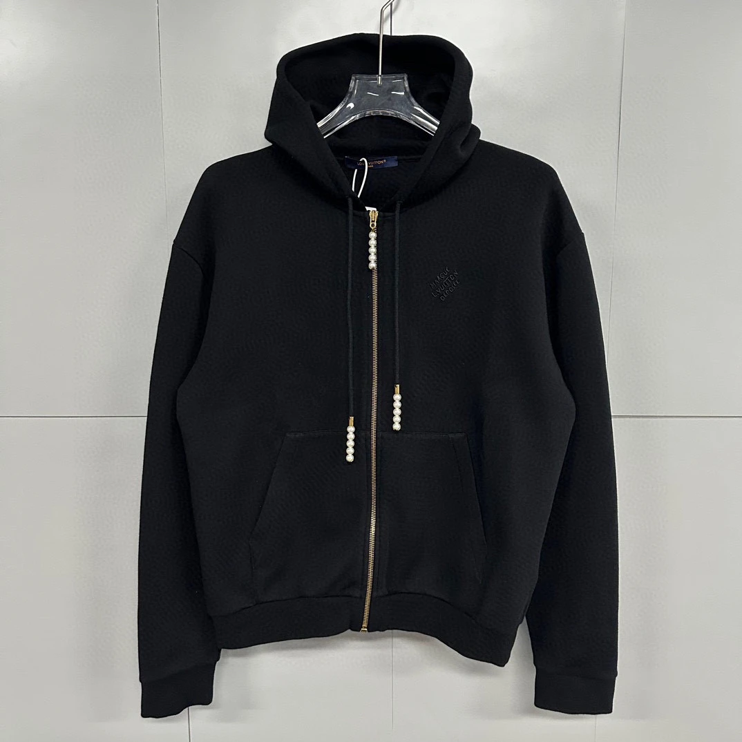 全新/LV SS24菲董联名珍珠拉链外套 XL码 P00007