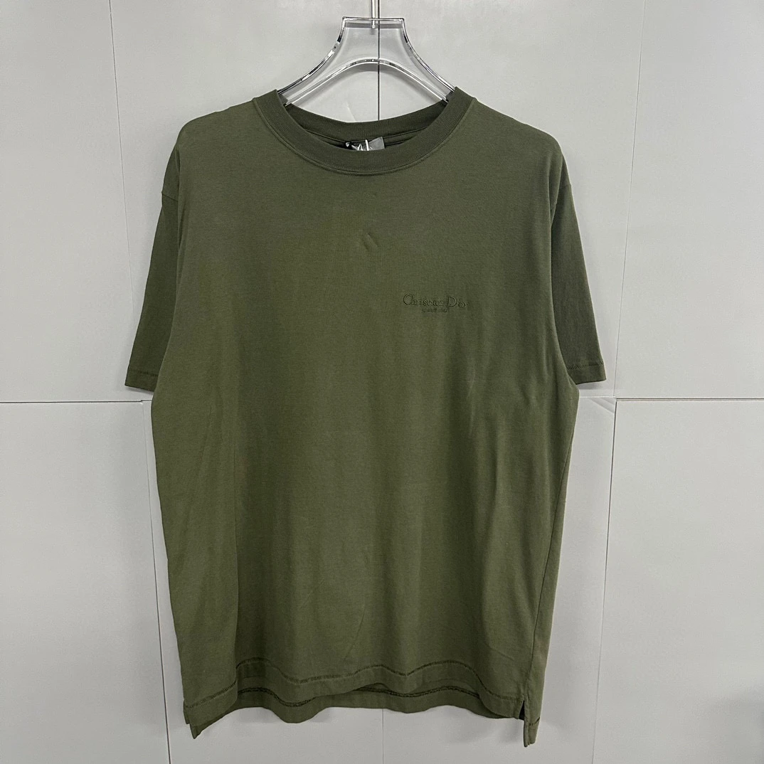 未使用 DIOR/迪奥 DIOR迪奥 刺绣logo圆领短袖 L码 D13896