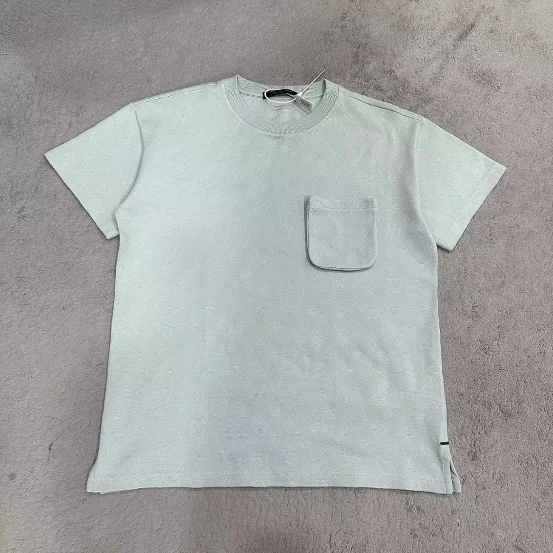 全新/Louis Vuitton LV满印口袋短袖S码 D12561