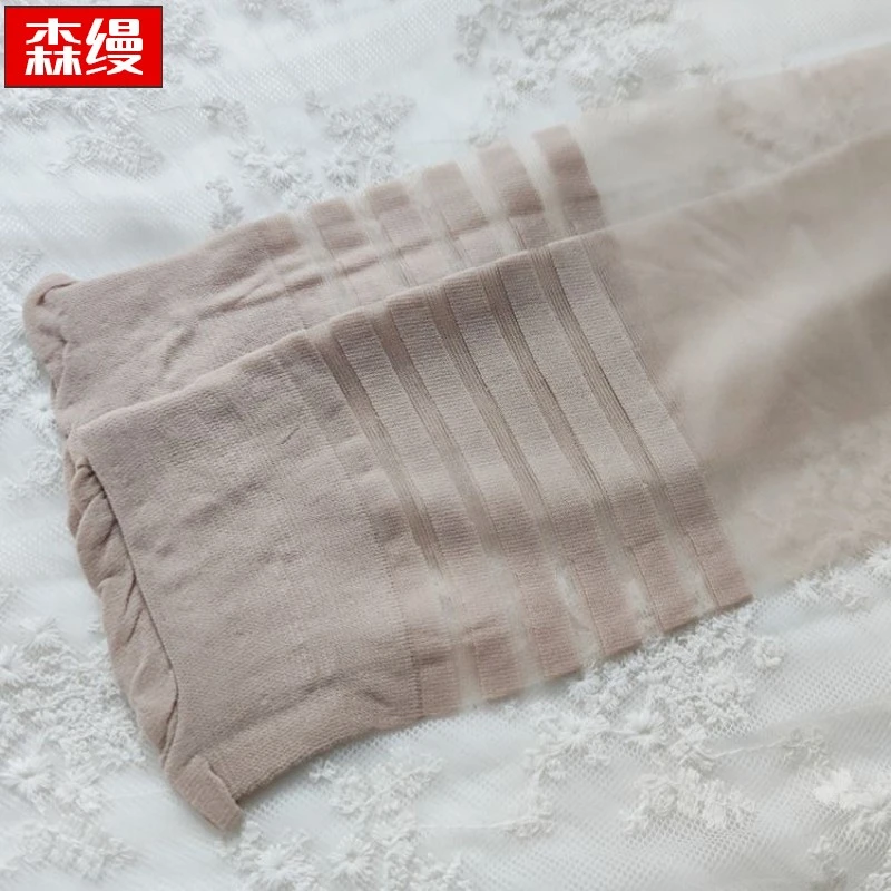 超诱惑 唯美性感 超薄透明加长超长大码女长筒高筒丝袜 夏85cm