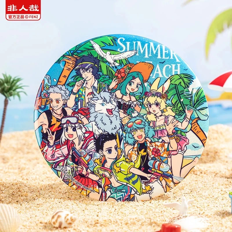【代拆国谷】非人哉 泡面 徽章 夏日沙滩 原画千话