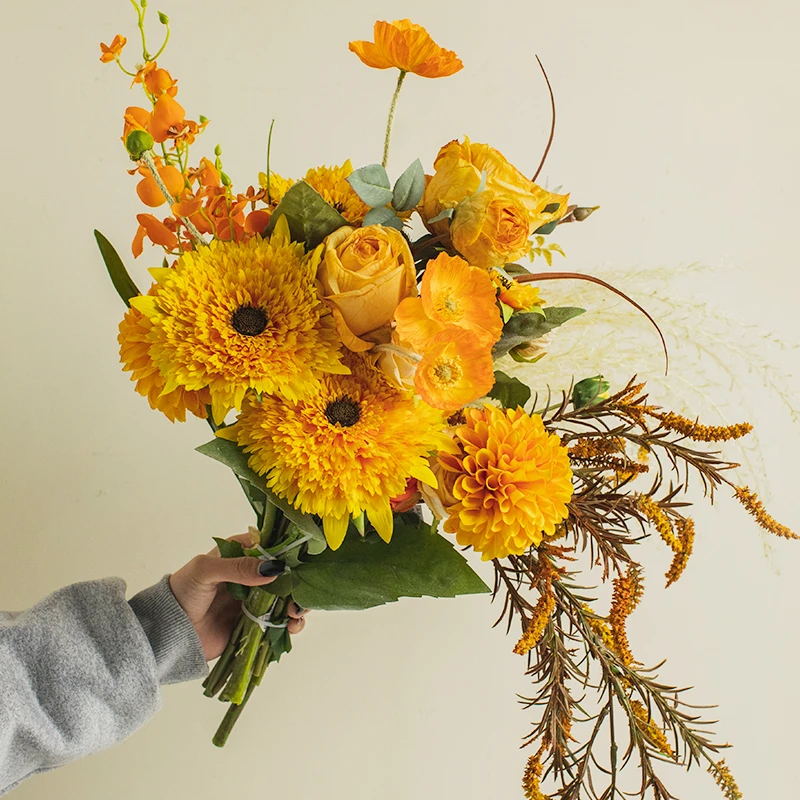 bofan/柏梵【春夏】系列原创设计师把花仿真花艺术装饰轻奢花艺