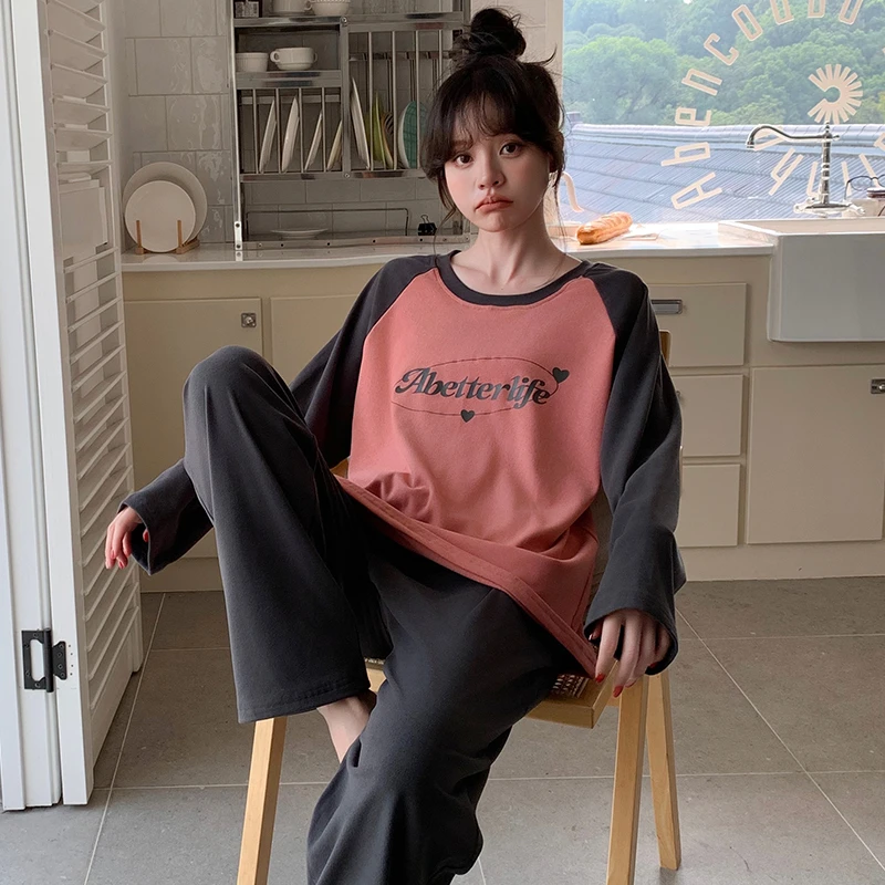 加厚德绒软绵绵睡衣女秋冬长袖保暖舒适网红甜美可外穿家居服套装